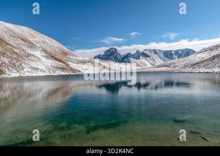 Am Fuße des Mount Oronaye, im wunderschönen Ubayette-Tal, Lake Reculaye Stockfoto