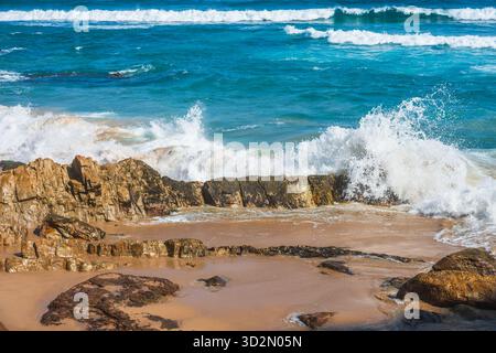 Wunderschöne Landschaft auf der Robberg Nature Reserve Halbinsel in Plettenberg Bay, Südafrika Stockfoto