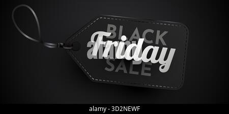 Black-Friday-Sale-Label. Vektordarstellung Stock Vektor