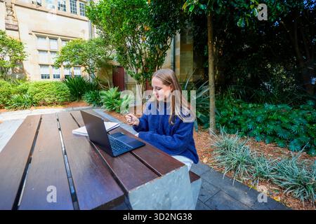 Sydney, Australien 20251031. Prinzessin Ingrid Alexandra ist Studentin an der University of Sydney, Australien. Foto: Lise Aaserud / NTB dieser Text wird automatisch übersetzt Stockfoto