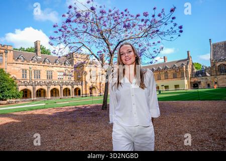 Sydney, Australien 20251031. Prinzessin Ingrid Alexandra ist Studentin an der University of Sydney, Australien. Foto: Lise Aaserud / NTB dieser Text wird automatisch übersetzt Stockfoto