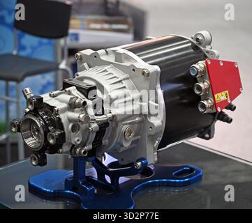 Auto-Hybrid-Synchronmotor, grüne Energietechnologie Stockfoto