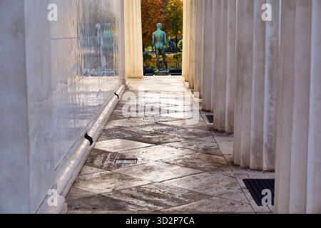 Theseus-Tempel im Volksgarten, Herbstsaison, Wien, Österreich Stockfoto