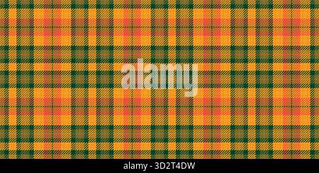 Karomuster im Herbst mit Flanell-Textur. Abstraktes Winterkarierdesign für Hemdmuster mit Schottenmuster und Gingham-Karomuster. Geometrischer und rechteckiger Holzfäller Stock Vektor