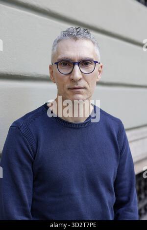 Porträt von Fabio Baca 01/10/2025 ©Isabella de Maddalena/opale.Photo Stockfoto