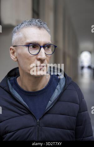 Porträt von Fabio Baca 01/10/2025 ©Isabella de Maddalena/opale.Photo Stockfoto