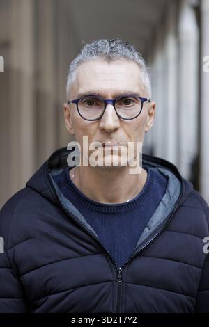 Porträt von Fabio Baca 01/10/2025 ©Isabella de Maddalena/opale.Photo Stockfoto