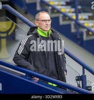 Martin O’Neill, Fußballtrainer des Celtic FC, einer Fußballmannschaft der schottischen Premier Division mit Sitz in Glasgow. Stockfoto
