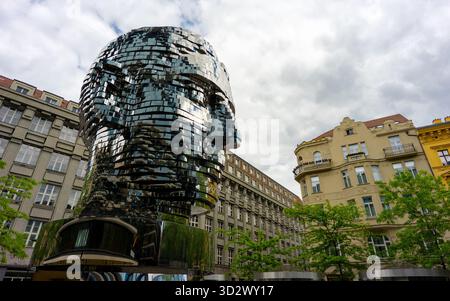 Prag, Tschechische Republik - 08.05.2025: Chef von Franz Kafka. Stockfoto