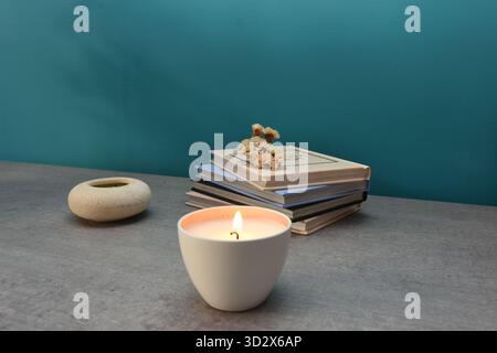 Zeigen Sie Objekte, die die Ecken des Hauses verschönern Stockfoto