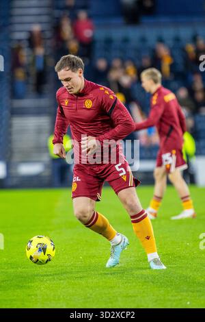 KOFI BALMER, professioneller Fußballspieler, spielt derzeit für den Motherwell FC, eine Fußballmannschaft, die in der Scottish Premier Division spielt. Stockfoto