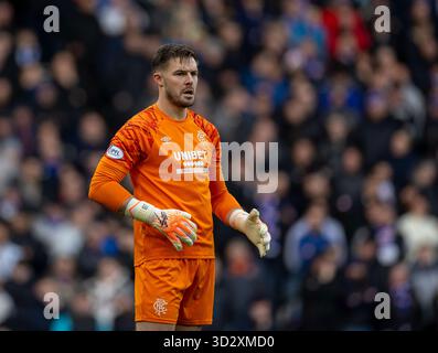 Hampden Park, Glasgow, Großbritannien. November 2025. Halbfinale des schottischen Premier Sports Cup, Rangers gegen Celtic; Jack Butland von Rangers Credit: Action Plus Sports/Alamy Live News Stockfoto