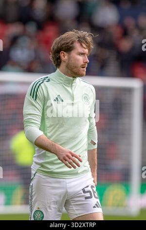 ANTHONY RALSTON, professioneller Fußballspieler, spielt derzeit für Celtic FC, eine Fußballmannschaft der Scottish Premier Division. Bild, das während eines aufgenommen wurde Stockfoto