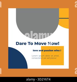 Social Media Post Vorlage Stock Vektor