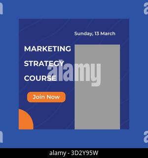 Social Media Post Vorlage Stock Vektor