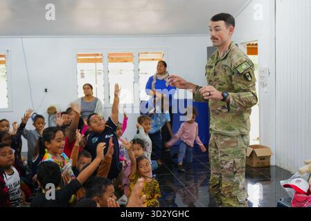 Pacific Partnership 2025 führt Mission Stop in Nuku’Alofa, Tonga, 25. Juni 2025 durch (9132590). Stockfoto