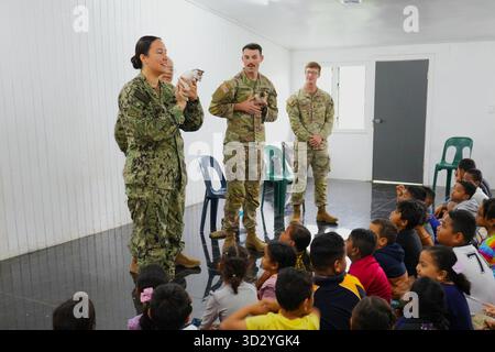 Pacific Partnership 2025 führt Mission Stop in Nuku’Alofa, Tonga, 25. Juni 2025 durch (9132589). Stockfoto
