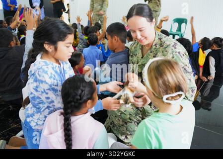 Pacific Partnership 2025 führt Mission Stop in Nuku’Alofa, Tonga, 25. Juni 2025 durch (9132591). Stockfoto