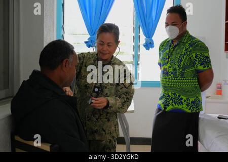 Pacific Partnership 2025 führt Mission Stop in Nuku’Alofa, Tonga, 24. Juni 2025 durch (9129430). Stockfoto