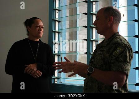 Pacific Partnership 2025 führt Mission Stop in Nuku’Alofa, Tonga, 24. Juni 2025 durch (9129429). Stockfoto