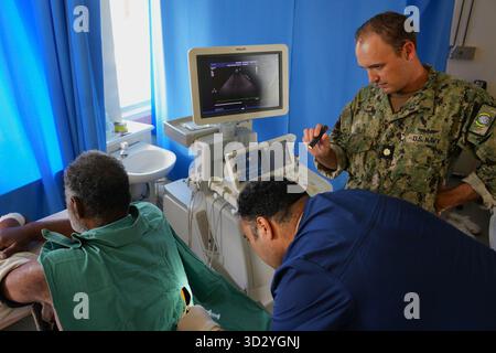 Pacific Partnership 2025 führt Mission Stop in Nuku’Alofa, Tonga, 26. Juni 2025 durch (9135019). Stockfoto