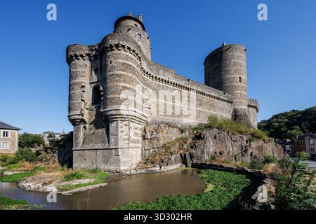 Château de Fougères, Fougeres, Frankreich Stockfoto