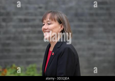 London, Großbritannien. November 2025. London, Vereinigtes Königreich - 4. November 2025. Jo Stevens Abgeordneter, Secretary of State for Wales, kommt zur Kabinettssitzung in Downing Street 10. Quelle: Uwe Deffner/Alamy Live News Stockfoto