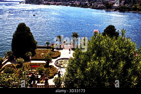 STRESA, ITALIEN 5. AUGUST 2025: Isola Bella am Lago Maggiore im Piemont, Italien. Stockfoto