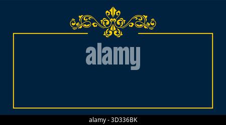 Elegantes Vintage-Design für Einladungen und Zertifikate Stock Vektor