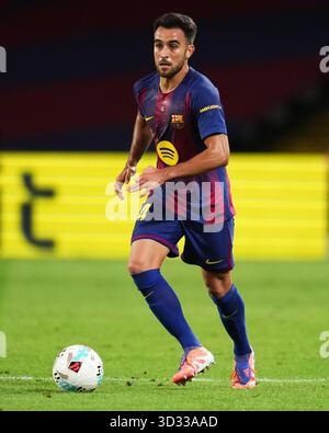 Barcelona, Spanien. November 2025. Eric Garcia vom FC Barcelona während des La Liga EA Sports Spiels zwischen dem FC Barcelona und Elche CF spielte am 2. November 2025 im Lluis Companys Stadium in Barcelona, Spanien. (Foto: Bagu Blanco/PRESSIN) Credit: PRESSINPHOTO SPORTS AGENCY/Alamy Live News Stockfoto