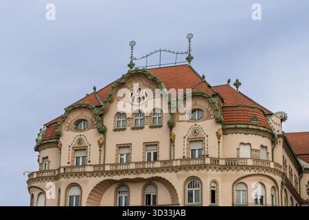 Black Eagle Palace in Oradea auf dem Union Square im antiken Zentrum der Region Oradea Crisana Transsilvanien in Rumänien Stockfoto