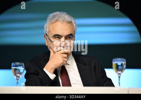 Villepinte, Frankreich. November 2025. Fatih Birol, Exekutivdirektor der Internationalen Energieagentur (IEA), auf der Weltausstellung im Ausstellungszentrum Villepinte am 4. November 2025. Foto: Tomas Stevens/ABACAPRESS.COM Credit: Abaca Press/Alamy Live News Stockfoto
