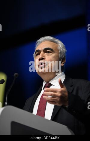 Villepinte, Frankreich. November 2025. Fatih Birol, Exekutivdirektor der Internationalen Energieagentur (IEA), auf der Weltausstellung im Ausstellungszentrum Villepinte am 4. November 2025. Foto: Tomas Stevens/ABACAPRESS.COM Credit: Abaca Press/Alamy Live News Stockfoto