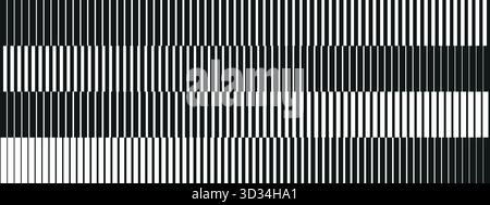 Vektorhintergrund mit verschiedenen schwarzen Linien auf weißem Hintergrund Stock Vektor