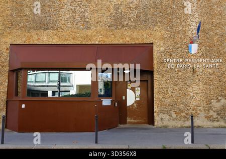 Paris, Frankreich-02. November 2025 : das Gefängnis von Sante, offiziell bekannt als das Gefängnis von Paris-La Sante, ist ein französisches Gefängnis im Osten Stockfoto