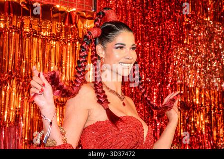 GER, Berlin, im Bild v.l.: Micaela Schaefer, bei der Premiere der neuen Reality-Show ãDie Abrechnung ð der Promi-Showdown im Festsaal Kreuzberg, 04.11.2025 *** GER, Berlin, abgebildet von l Micaela Schaefer, bei der Premiere der neuen Reality-Show ãDie Abrechnung ð der Promi Showdown im Festsaal Kreuzberg, 04 11 2025 Copyright: HMBxMedia/UwexKoch Stockfoto