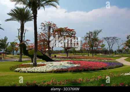 Ein Besuch im Jardines de México Park in Morelos, Mexiko Stockfoto