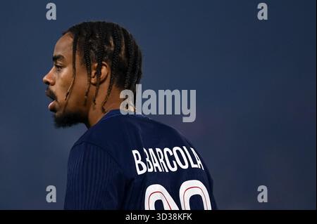 Paris, Frankreich. November 2025. UEFA Champions League Spiel zwischen Paris Saint-Germain (PSG) und Bayern München am 4. November 2025 im Parc des Princes. - 04/11/2025 - France/Ile-de-France (Region)/Paris - Julien Mattia/Le Pictorium Credit: LE PICTORIUM/Alamy Live News Stockfoto