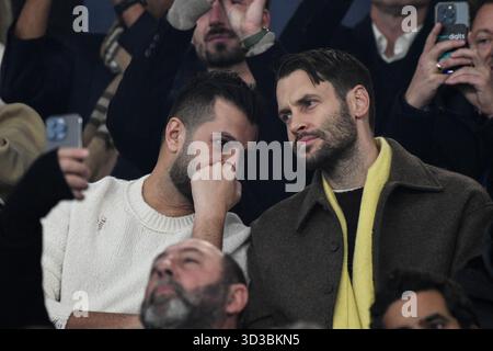 Paris, Frankreich. November 2025. Simon Porte Jacquemus nahm am 4. November 2025 am PSG gegen Bayern München Champions League in Paris teil. Foto: Florian Poitout/ABACAPRESS.COM Credit: Abaca Press/Alamy Live News Stockfoto