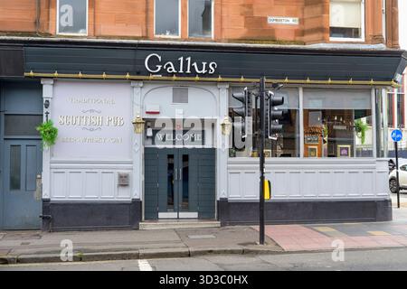 Gallus Pub, Dumbarton Road, Glasgow, Schottland, Großbritannien Stockfoto