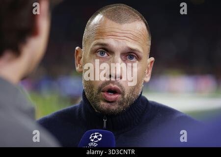 Amsterdam, Niederlande. November 2025. AMSTERDAM, 05.11.2025, JohanCruyff Arena, Saison 2025/2026, UEFA Champions League Fußball, Spiel zwischen Ajax und Galatasaray. Das Bild zeigt John Heitinga Credit: Pro Shots/Alamy Live News Stockfoto