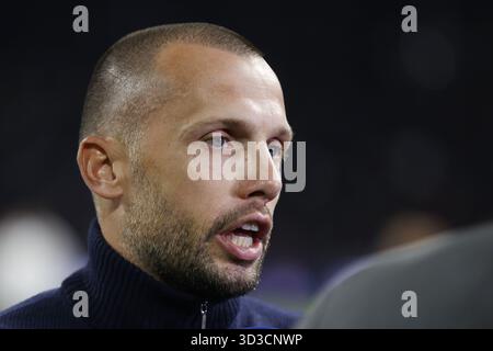 Amsterdam, Niederlande. November 2025. AMSTERDAM, 05.11.2025, JohanCruyff Arena, Saison 2025/2026, UEFA Champions League Fußball, Spiel zwischen Ajax und Galatasaray. Das Bild zeigt John Heitinga Credit: Pro Shots/Alamy Live News Stockfoto