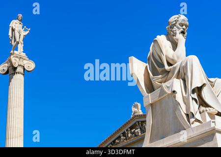 Akademie von Athen, Athen, Griechenland, Europa Stockfoto