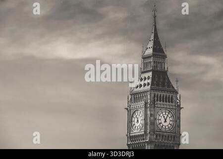 London, England - 25. März 2017: Londoner Wahrzeichen Big Ben Clock Tower, England, Großbritannien Stockfoto