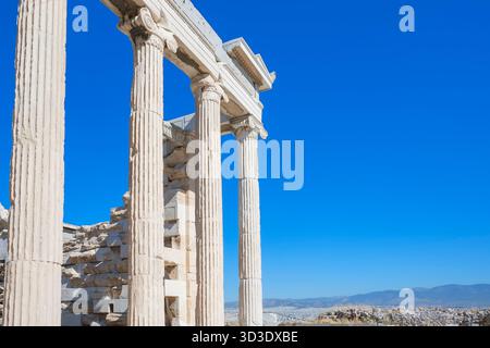 Erechtheion-Tempel, Akropolis, Athen, Griechenland, Europa, Stockfoto