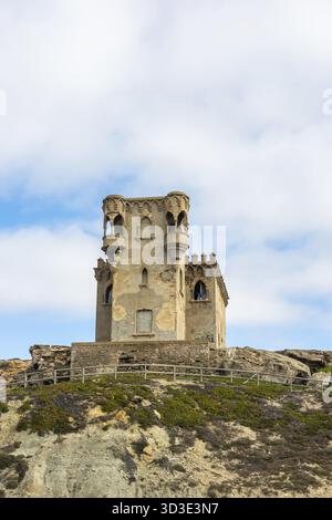 Castillo de Santa Catalina, Schloss in Tarifa, Spanien Stockfoto