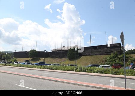 12. Juli 2020: Fort William Henry am Lake George. Stockfoto