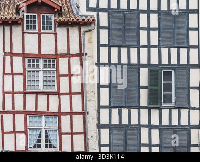 Historische und kulturelle Zentrum der Stadt Bayonne, Pyrenäen, Frankreich Stockfoto