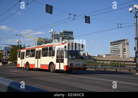 Skoda 14Tr Trolleybus Stockfoto