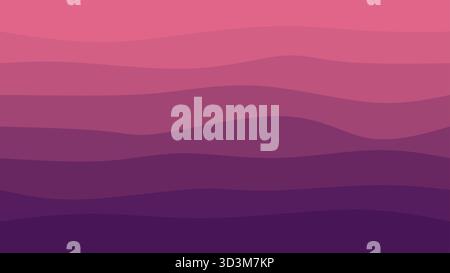 Abstrakter welliger Hintergrund in rosa und lila Farbtönen. Stock Vektor